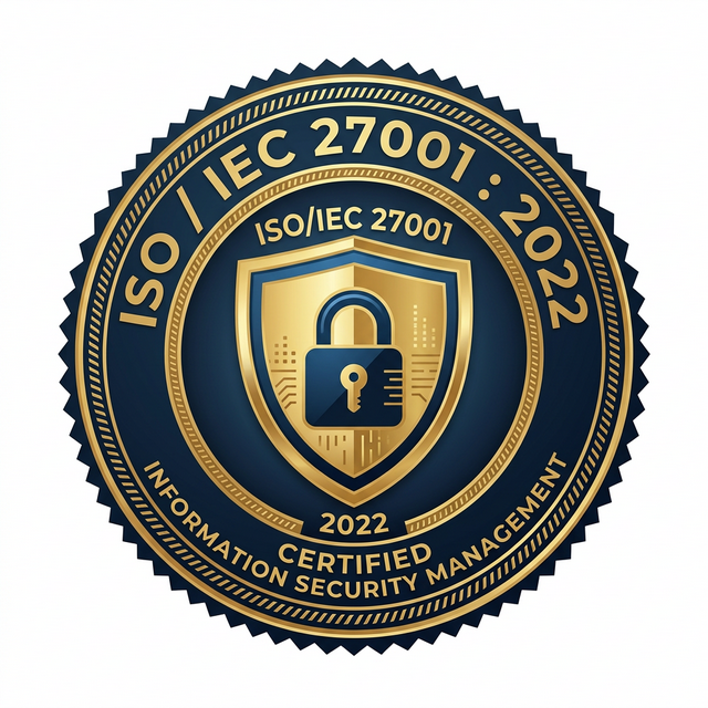 ISO 27001:2022 Certified